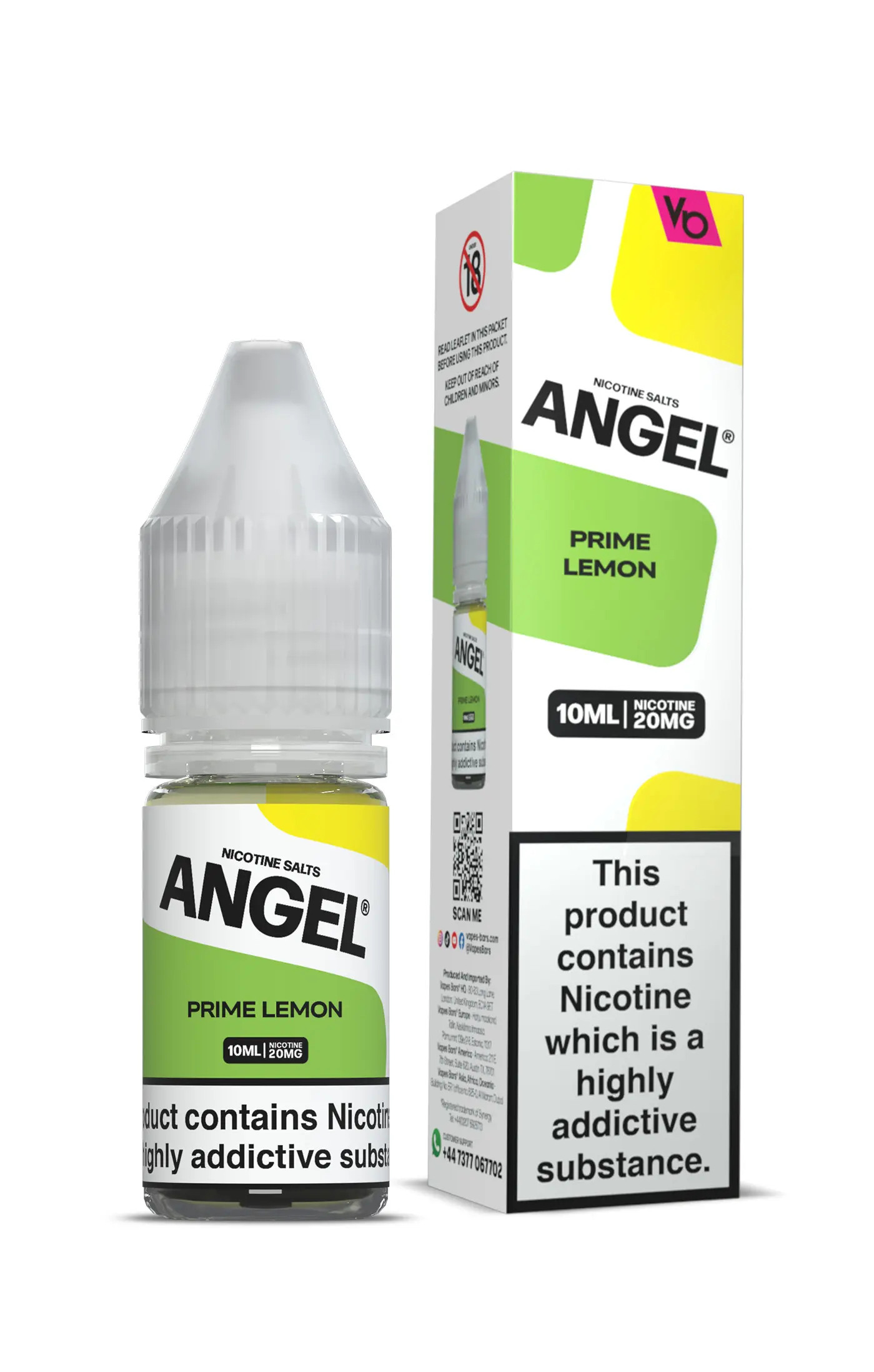 Prime Lemon Nic Salt E-Liquid by Angel 10ml